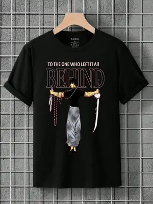 1 Pc Men's Cotton Printed T-Shirt