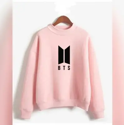 1 Pc Women's Stitched Fleece Printed Sweat Shirt