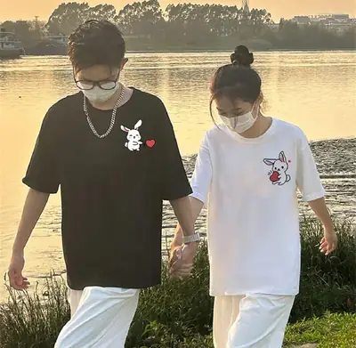 pack of 2 Pcs Unisex Jersey Printed T-Shirt