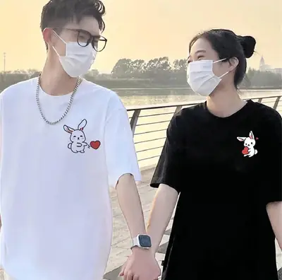 pack of 2 Pcs Unisex Jersey Printed T-Shirt