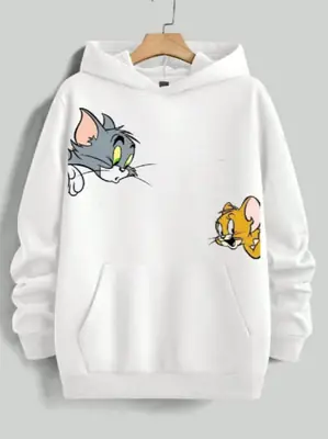 1 Pc Men's Fleece Printed Hoodie