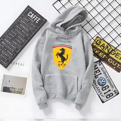 1 Pc Men's Fleece Printed Hoodie