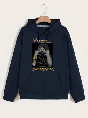 1 Pc Men's Fleece Printed Hoodie