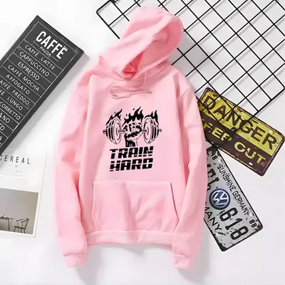 1 Pc Men's Fleece Printed Hoodie