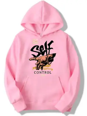 1 Pc Men's Fleece Printed Hoodie