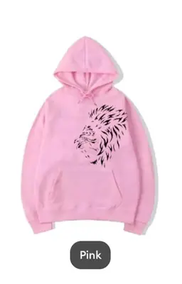 1 Pc Men's Fleece Printed Hoodie
