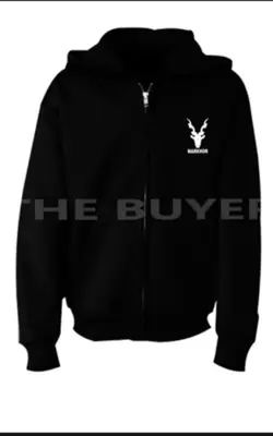 1 Pc Men's Fleece Printed Zipper Hoodie