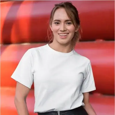 1 Pc Women's Stitched Cotton Net Printed T-Shirt
