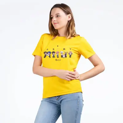 1 Pc Women's Stitched Cotton Net Printed T-Shirt