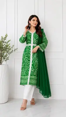 3 Pcs Women's Stitched Lawn Digital Print Suit