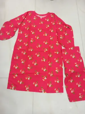 2 Pcs Women's Stitched Lawn Printed Shirt And Trouser thumbnail 5