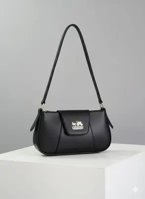 Women's Rexine Plain Shoulder Bag