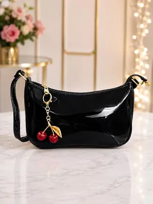 Women's Rexine Plain Shoulder Bag