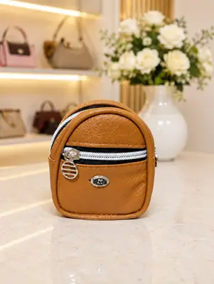 Girl's Rexine Plain Hand Bag thumbnail 4