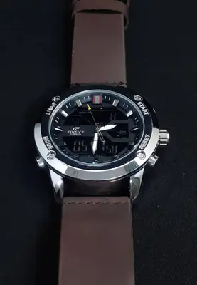 CASIO EDIFICE ANALOG WITH DIGITAL DISPLAY PREMIUM QUALITY thumbnail 2