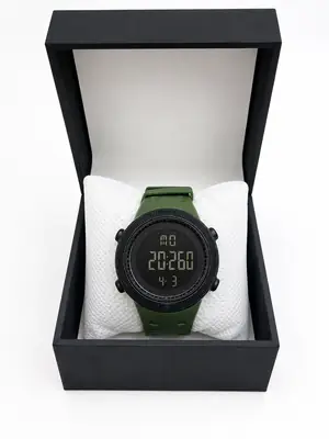 Military Style Digital Sports Watch for Men | LED Backlight | Waterproof | Alarm | Stopwatch | Silicone Strap | Outdoor Casual Wrist Watch thumbnail 2