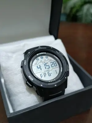 SYNOKE Men's Digital Watch Black Colour thumbnail 3