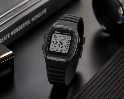 SKMEI 1278 Men's Digital Sports Watch | Alarm Chronograph | Countdown Timer | EL Backlight | 50M Water Resistant | 12/24H Display