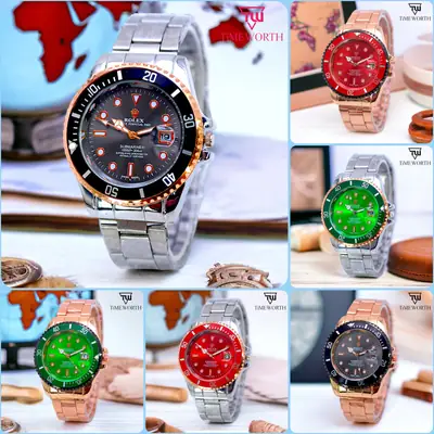 Men's Lightweight Design Watch with Date Working - Random Multicolor Dial - 0004 thumbnail 7