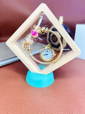 Women's Chic Everyday Designer Bracelet Watch That Upgrades Any Outfit - Trendy Bracelet Best for every occasion - Random Multicolor beads - 1 PCs thumbnail 5