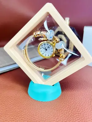 Women's Chic Everyday Designer Bracelet Watch That Upgrades Any Outfit - Trendy Bracelet Best for every occasion - Random Multicolor beads - 1 PCs thumbnail 6