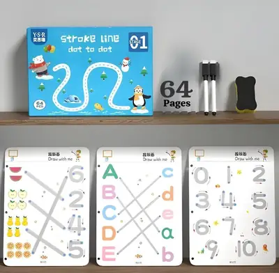 Kids Reusable Learning Tracing Books | Early Education