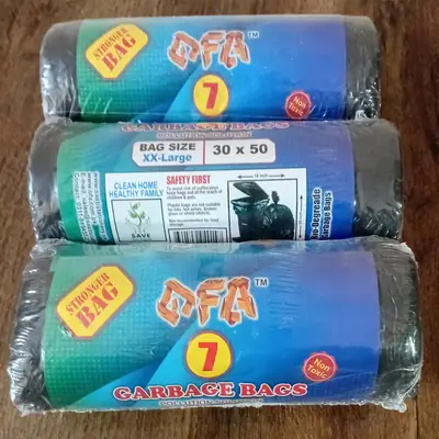 3 Pc of Garbage Roll Size 30 x 50 Inches - XXL