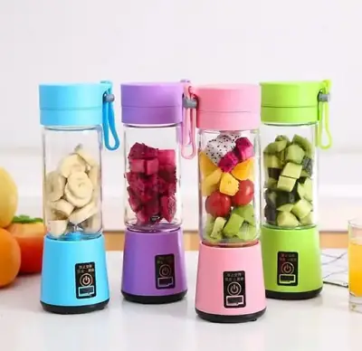 Portable & Rechargeable 6 blades Juicer blender