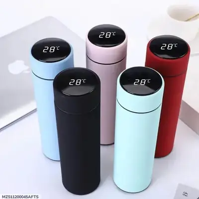 Smart LED Temperature Water Bottle - Stainless Steel Vacuum Thermos Flask for Tea & Coffee