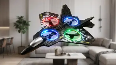 RC Fighter Jet Drone 2.4G Remote Control Unbreakable Foam Flying Airplane thumbnail 3