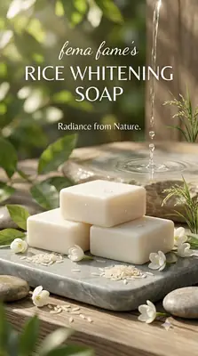 Rice Whitening Soap thumbnail 2