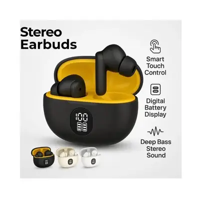 Black Advanced Noise Cancellation For Any Environment 66 Earbuds thumbnail 4