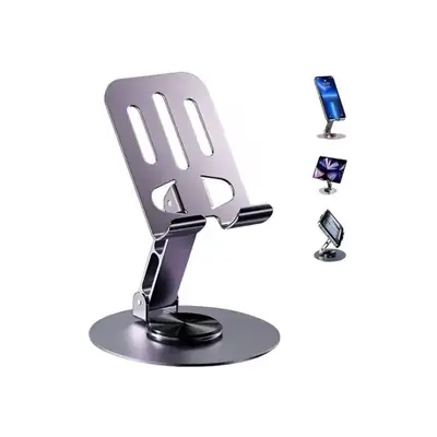 Premium Alloy Metal Mobile Phone Holder High Quality 360* Rotation  thumbnail 2
