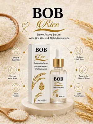 Skin Brightening Rice Essence Serum