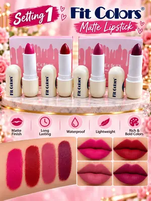 Fit Colour 4 piece Lip Stick pack