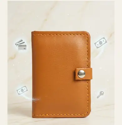 Men Card Holder Pocket Wallet  PU Leather Wallet thumbnail 7