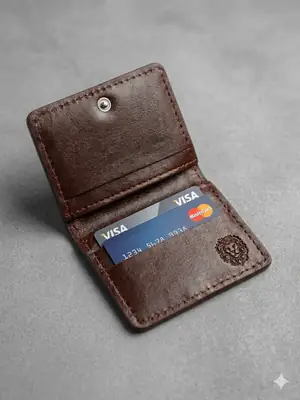 Men Card Holder Pocket Wallet  PU Leather Wallet thumbnail 9