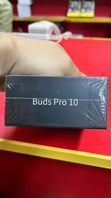 Buds Pro 10 TWS Earbuds with Double Dark ANC/ENC Noise Reduction & Touch Control thumbnail 3