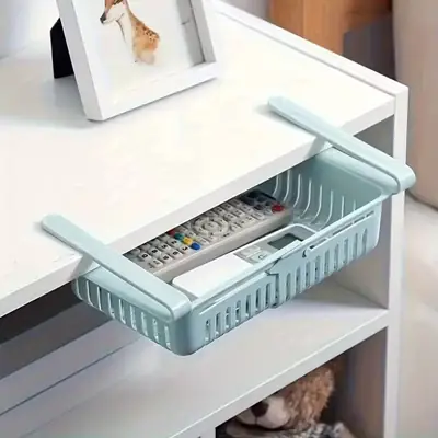 Adjustable Stretchable Fridge Storage Basket thumbnail 2