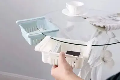 Adjustable Stretchable Fridge Storage Basket thumbnail 5