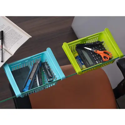 Adjustable Stretchable Fridge Storage Basket thumbnail 9