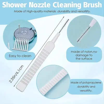 10pcs Mini Shower Head Cleaning Brush Set-Multi-Purpose Cleaning Brush thumbnail 6