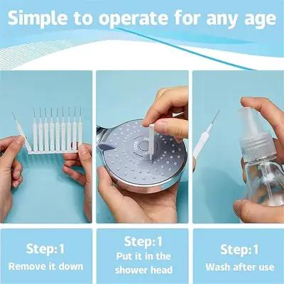10pcs Mini Shower Head Cleaning Brush Set-Multi-Purpose Cleaning Brush thumbnail 7