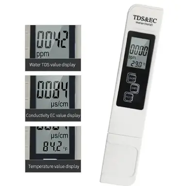 3-in-1 Digital Water Quality Tester: TDS, EC & Temperature Meter (Without Backlight) thumbnail 2