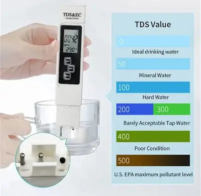 3-in-1 Digital Water Quality Tester: TDS, EC & Temperature Meter (Without Backlight) thumbnail 4