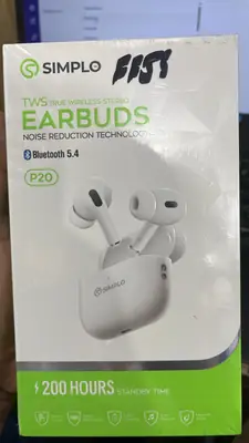 Simplo P20 TWS Wireless Earbuds Bluetooth 5.3 thumbnail 2
