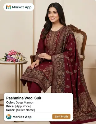 3 Pcs Women's Unstitched Embroidered Suit