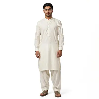 Men’s Unstitched Wash And Wear Plain Suit