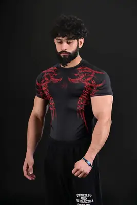 1 Pc Men's Polyester Printed Shirt