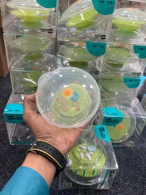 EASYcare Spill-Proof Baby Training Bowl 240ml - BPA Free Suction Base Feeding Bowl for 9m+ Toddlers | Microwave Safe